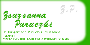 zsuzsanna puruczki business card